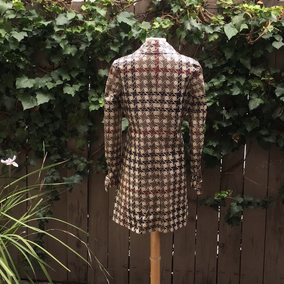 BURBERRY LAMINATED COTTON RAINCOAT SIZE 6🏠 - Picture 2 of 8
